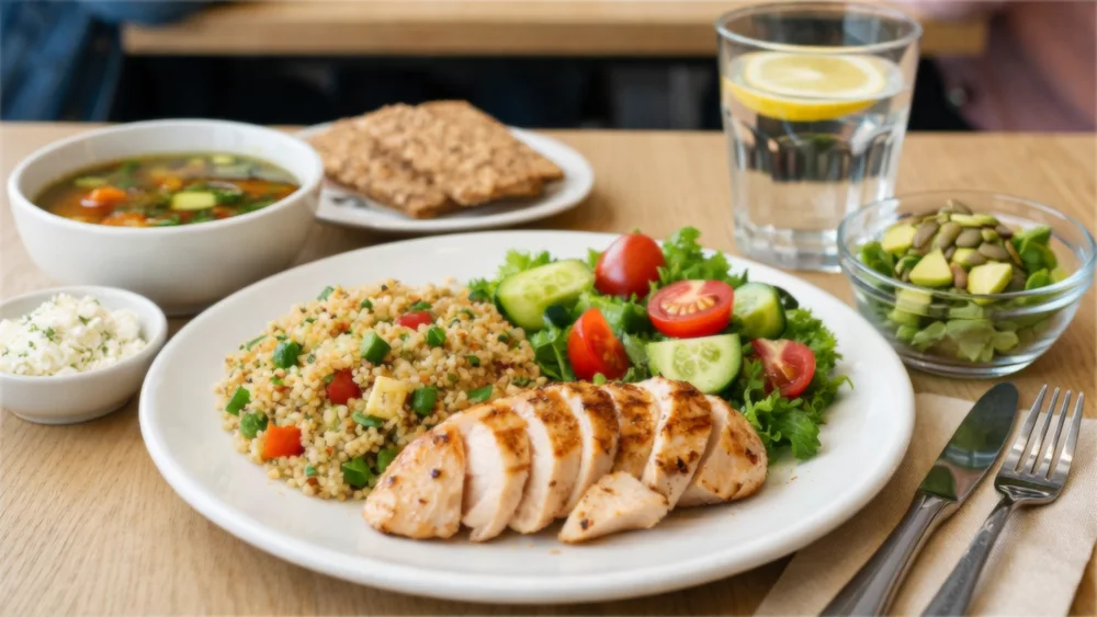 Vyvážené jídlo a výživa pro energii a vitalitu po 45